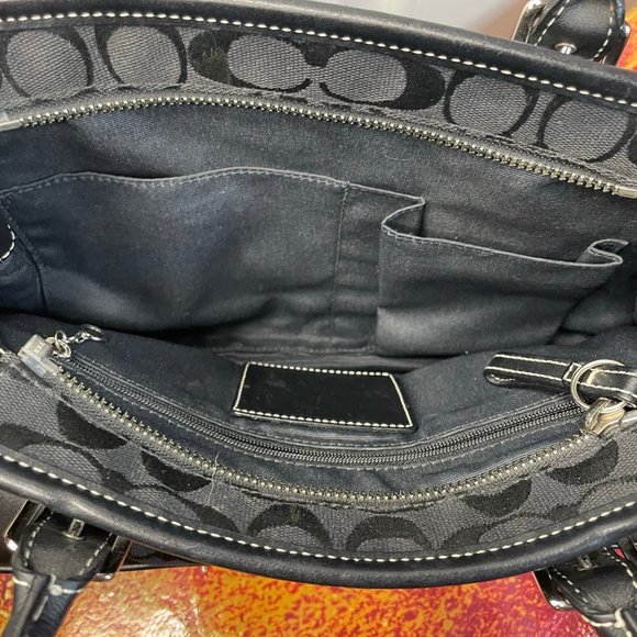 Black Coach Purse - Picture 7 of 8